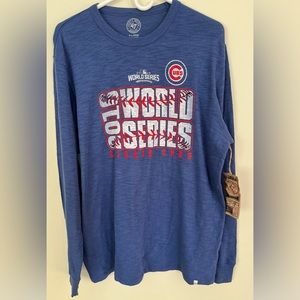 NWT Forty Seven Brand Chicago Cubs 2016 World Series long sleeve shirt XL